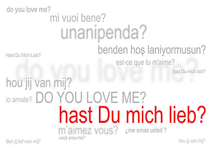 hast Du mich lieb?